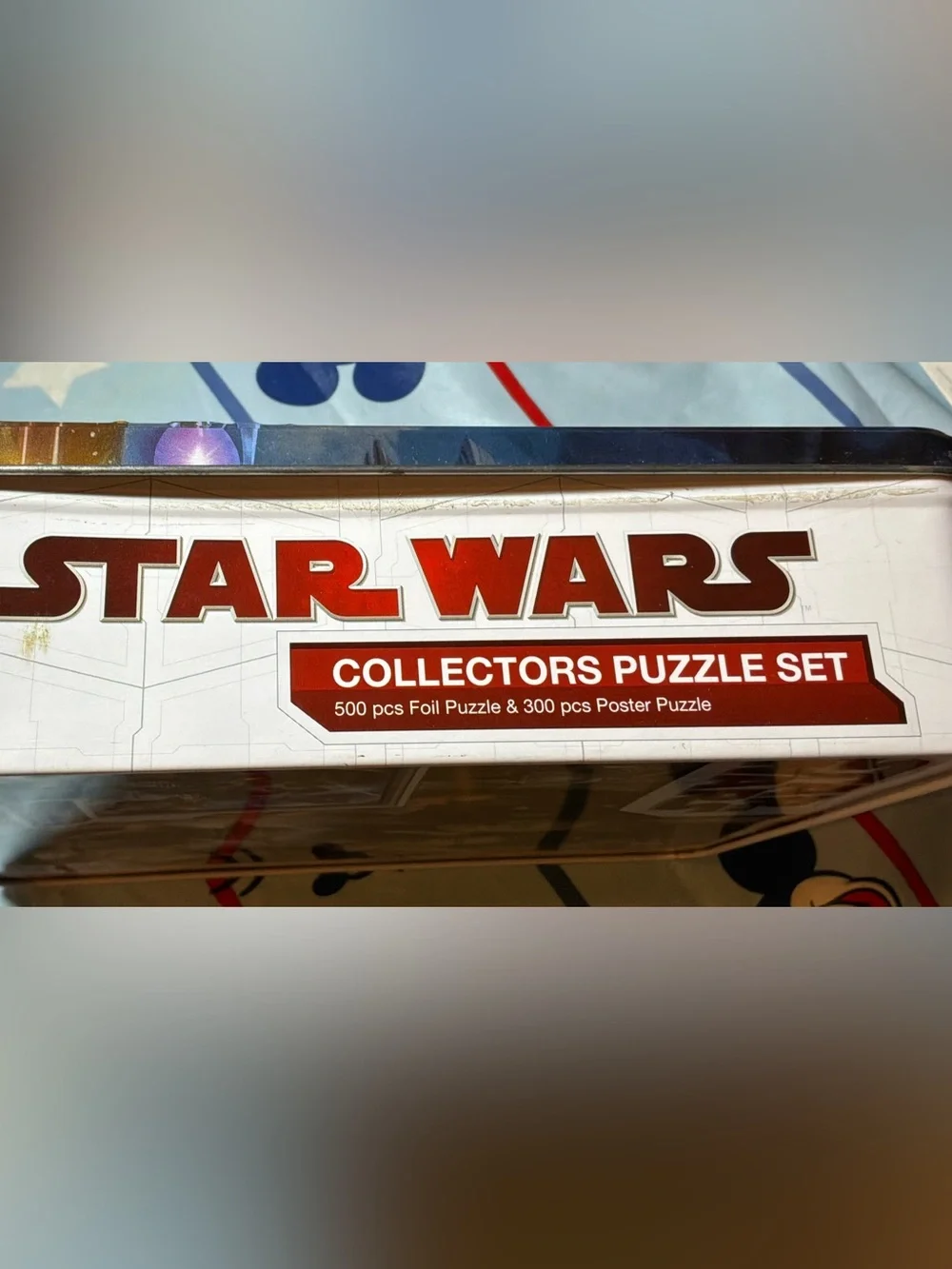 Disney Star Wars collectors puzzle set 2 puzzles in tin box